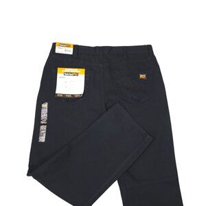 Timberland Pro Ironhide Flex 5-Pocket Black Work Pants 38x34 Durable Canvas